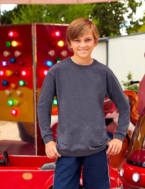 Fruit of the Loom Koszulka dziecięca z długim rękawem Classic