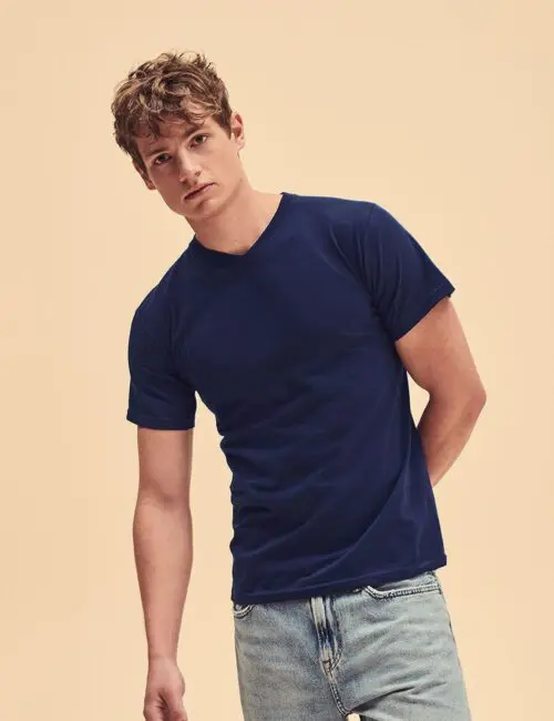 Fruit of the Loom Koszulka męska V-neck valueweight