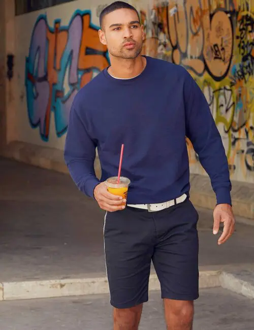 Alternative view of Fruit of the Loom Bluza męska lekka Set-In Sweat