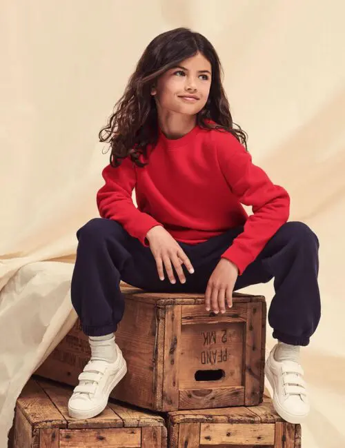 Fruit of the Loom Bluza dziecięca Premium Set-In Sweat