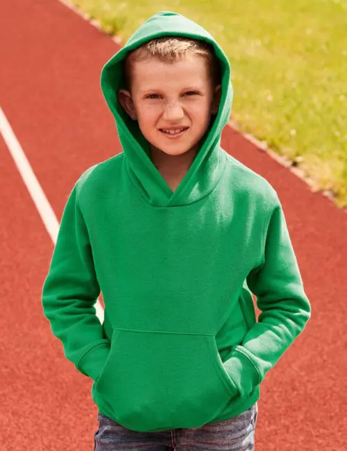 Alternative view of Fruit of the Loom Bluza dziecięca Premium kangurka hooded sweat