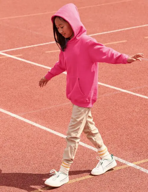 Alternative view of Fruit of the Loom Bluza dziecięca Classic kangurka hooded sweat