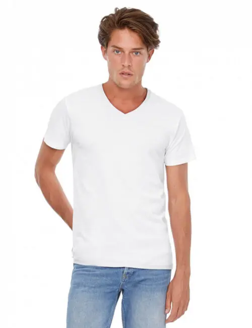 B&C Eko Koszulka męska Inspire V-neck