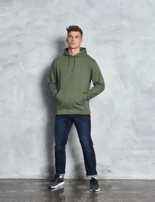 JUST HOODS Bluza męska Kangurka College Hoodie