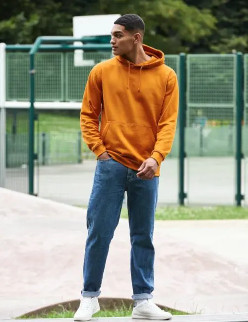 JUST HOODS Bluza męska Kangurka College Hoodie