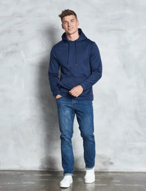 JUST HOODS Bluza męska Kangurka Sports Polyester Hoodie