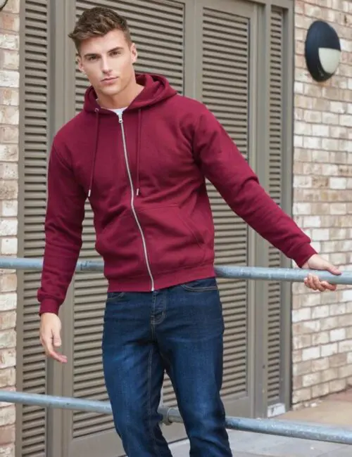 JUST HOODS Bluza męska Organic Zoodie