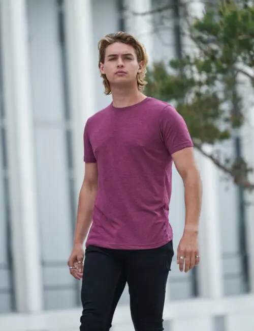 JUST TS Koszulka męska Tri-Blend T