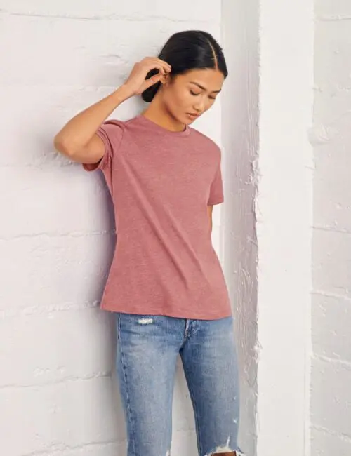 BELLA Koszulka damska Relaxed CVC Short Sleeve Tee