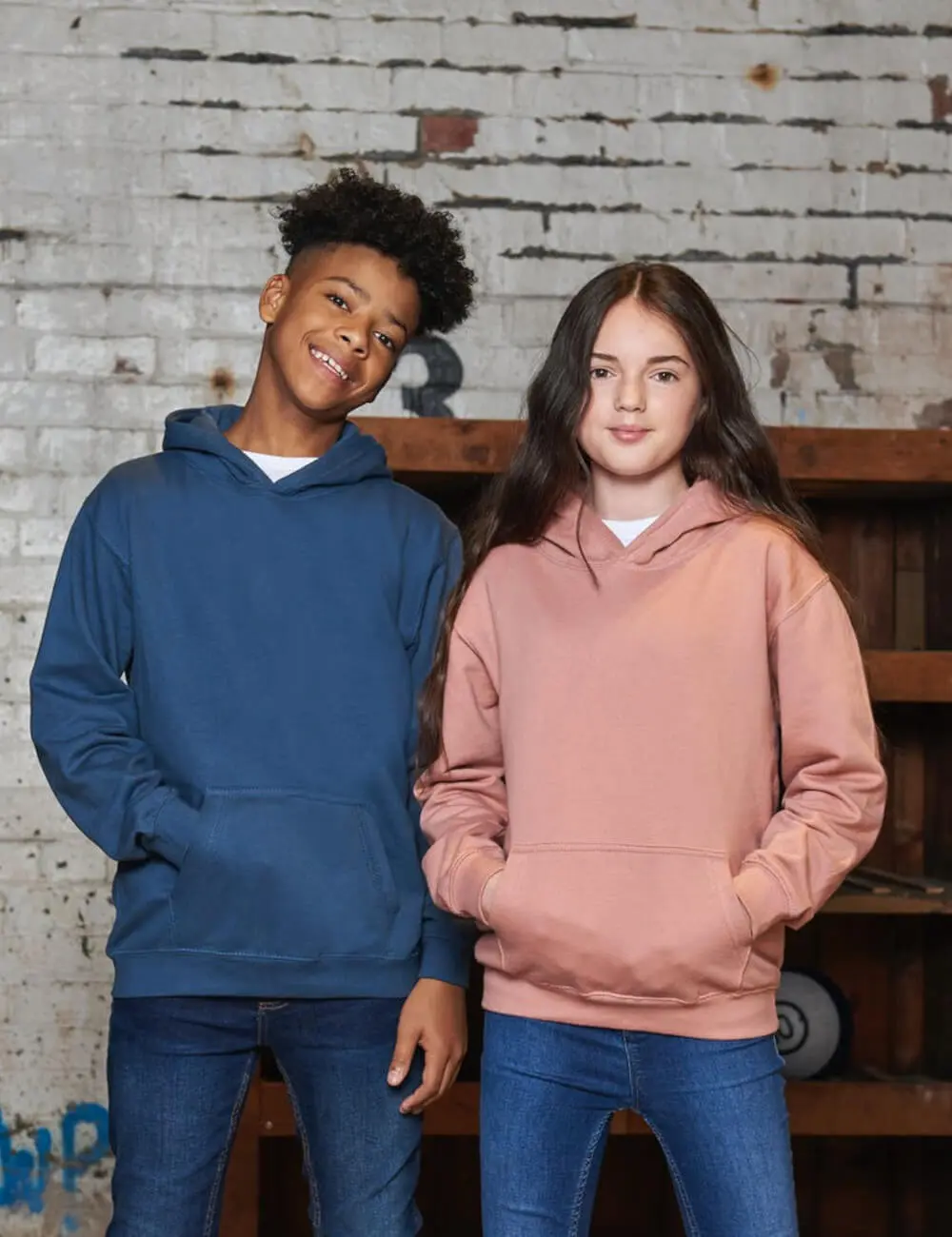 JUST HOODS Bluza dziecięca Kangurka Hoodie 1 JUST HOODS Bluza dziecięca Kangurka Hoodie