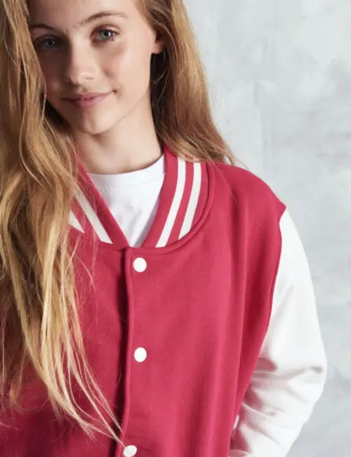 JUST HOODS Kurtka dziecięca Varsity Jacket 9 JUST HOODS Kurtka dziecięca Varsity Jacket