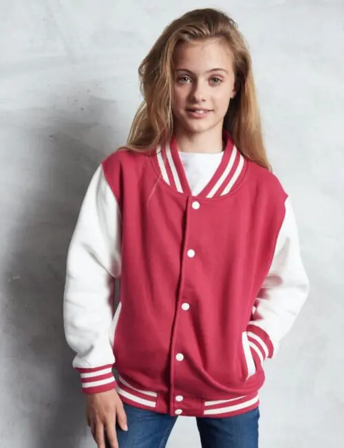 JUST HOODS Kurtka dziecięca Varsity Jacket 10 JUST HOODS Kurtka dziecięca Varsity Jacket