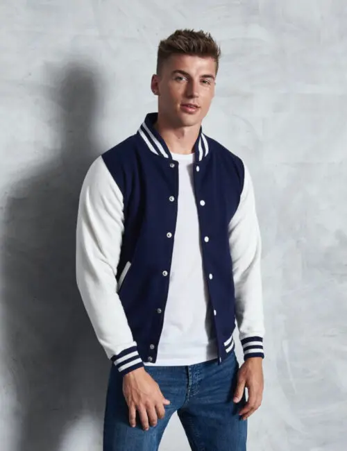 JUST HOODS Kurtka męska Varsity Jacket