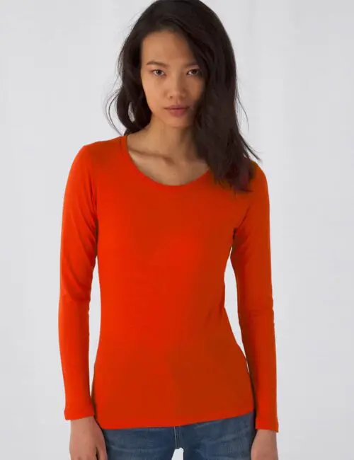 B&C Eko Koszulka damska z długim rękawem Inspire