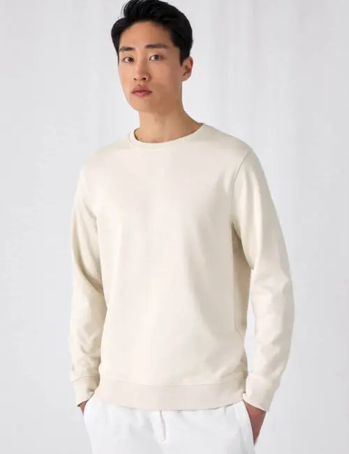 B&C Eko Bluza męska Organic Crew Neck