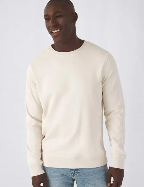 Alternative view of B&C Eko Bluza męska Organic Crew Neck