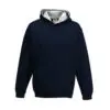 New French Navy/Heather Grey