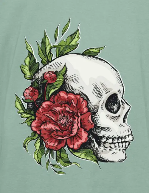 SKULL AND ROSES