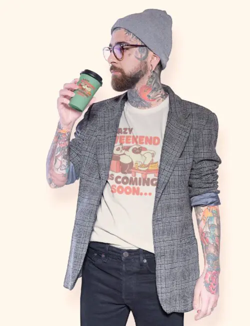 LAZY WEEKEND koszulka męska 5 lazy weekend