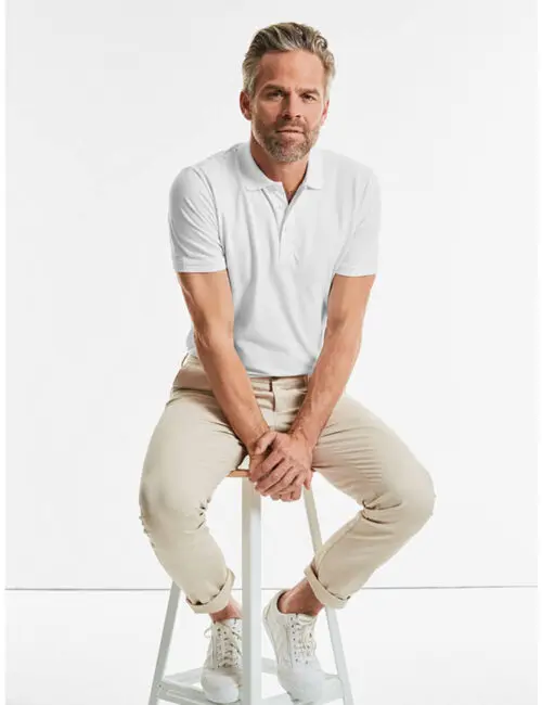 RUSSELL Eko Koszulka polo męska Pure Organic