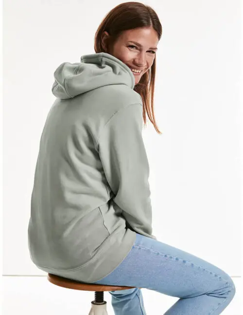 RUSSELL Eko Bluza męska z kapturem Pure Organic High Collar Hooded Sweat