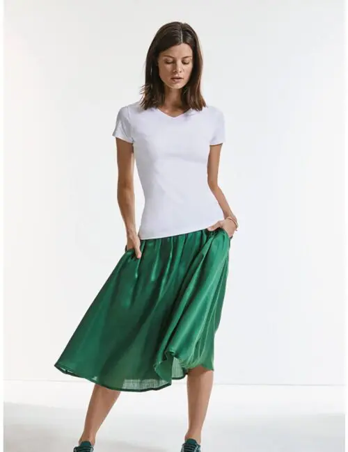 RUSSELL Eko Koszulka damska Pure Organic V-⁠Neck T