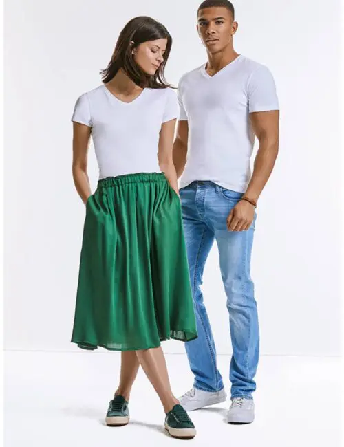 RUSSELL Eko Koszulka męska Pure Organic V-⁠Neck T