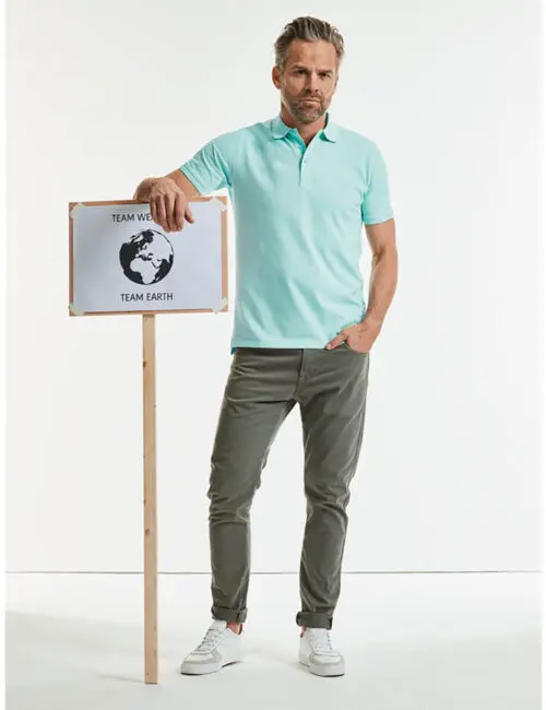 RUSSELL Eko Koszulka polo męska Pure Organic