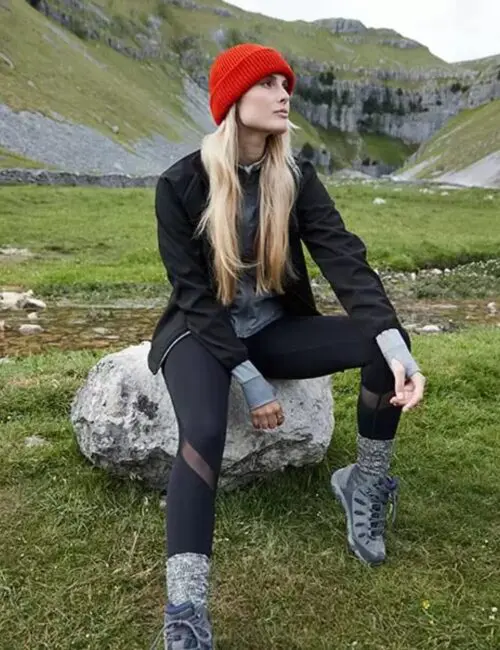 Czapka zimowa wiatroodporna z recyklingu