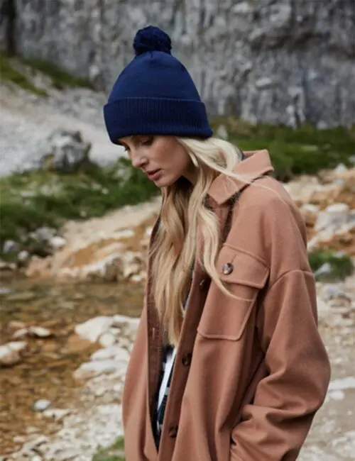 BEECHFIELD Eko czapka zimowa z bawełny organicznej Snowstar