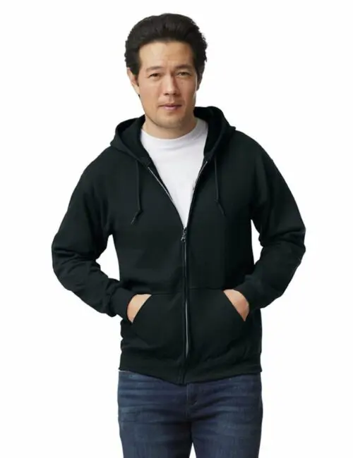 Alternative view of GILDAN bluza męska rozpinana z kapturem Heavy Blend