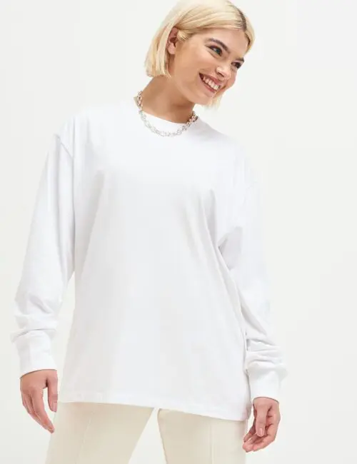 Alternative view of JUST TS koszulka męska z długim rękawem Oversize 100 Long Sleeve T