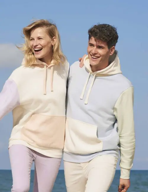 Alternative view of SOL'S Eko bluza męska z kapturem kangurka Collins