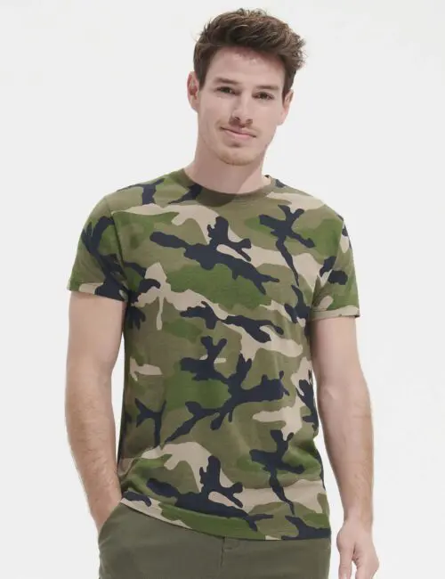 SOL'S Koszulka męska Camo