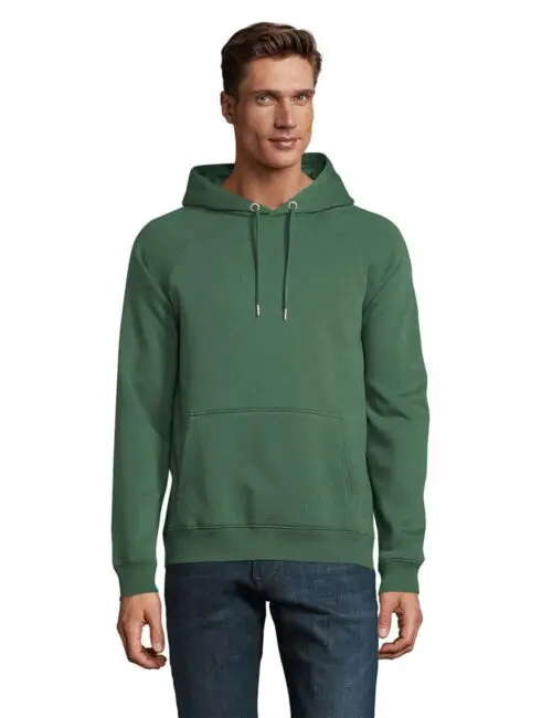 Alternative view of SOL'S Eko bluza męska z kapturem kangurka Stellar