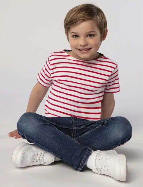 Alternative view of SOL'S Koszulka dziecięca w paski Miles