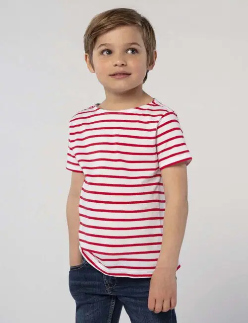 SOL'S Koszulka dziecięca w paski Miles