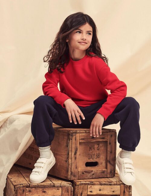 Fruit of the Loom Bluza dziecięca Premium Set-In Sweat