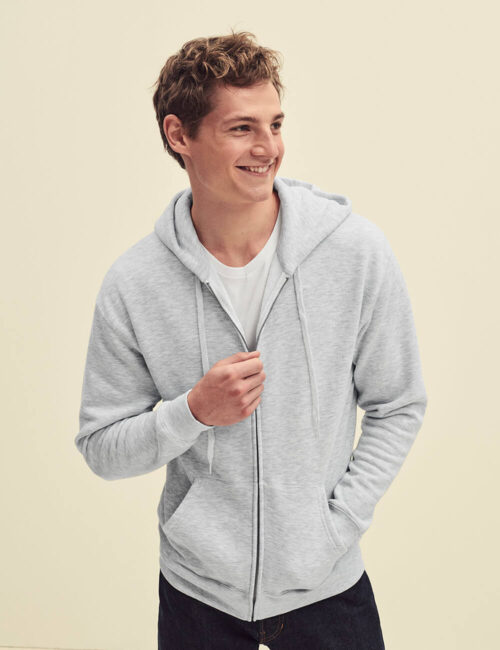 Fruit of the Loom Bluza męska Premium na zamek z kapturem