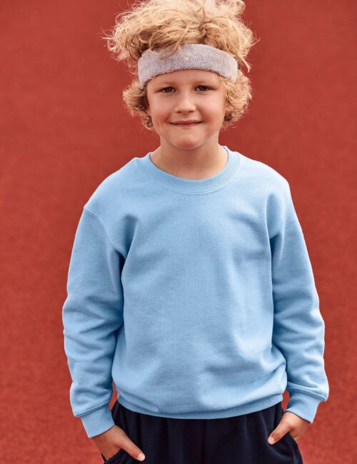 Fruit of the Loom Bluza dziecięca Classic set-in sweat