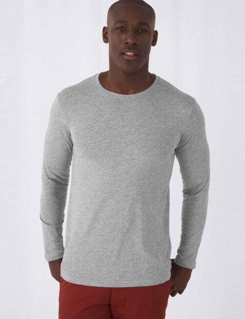 B&C Eko Koszulka męska z długim rękawem Inspire