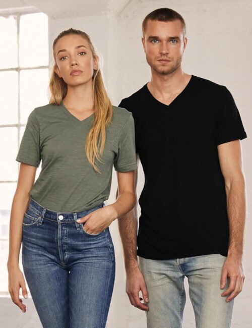 wyprzedaz 1 CANVAS Koszulka Unisex Jersey Short Sleeve V-Neck Tee