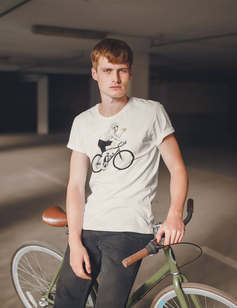 CYCLIST PIZZA koszulka męska 3 CYCLIST PIZZA