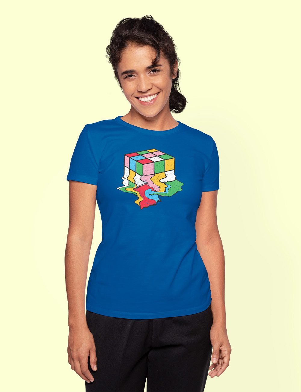 MELTING CUBE koszulka damska 3 melting cube