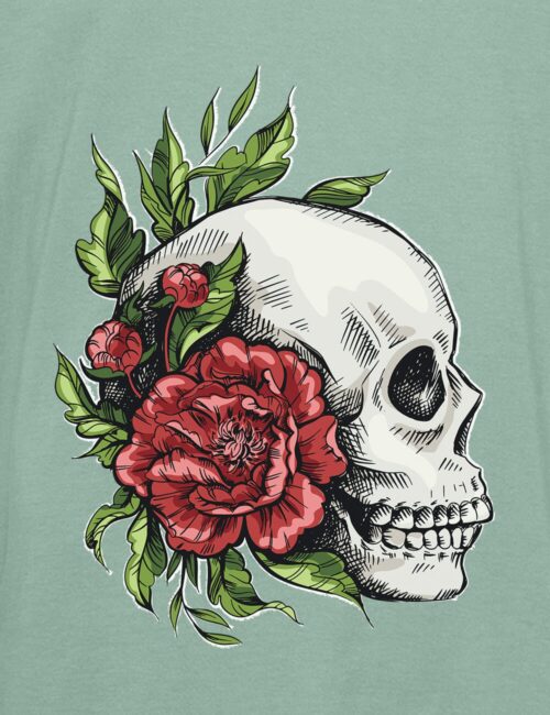SKULL AND ROSES