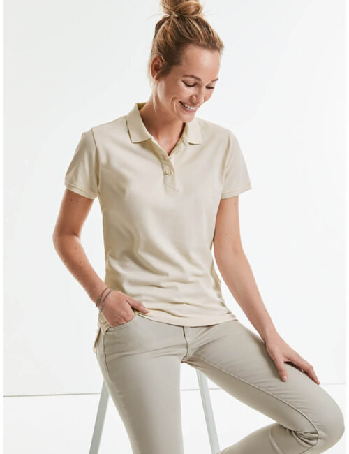 RUSSELL Eko Koszulka damska polo Pure Organic