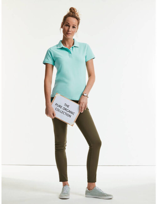RUSSELL Eko Koszulka damska polo Pure Organic