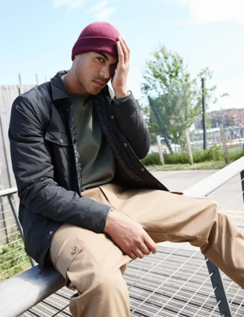 BEECHFIELD Eko czapka zimowa z bawełny organicznej